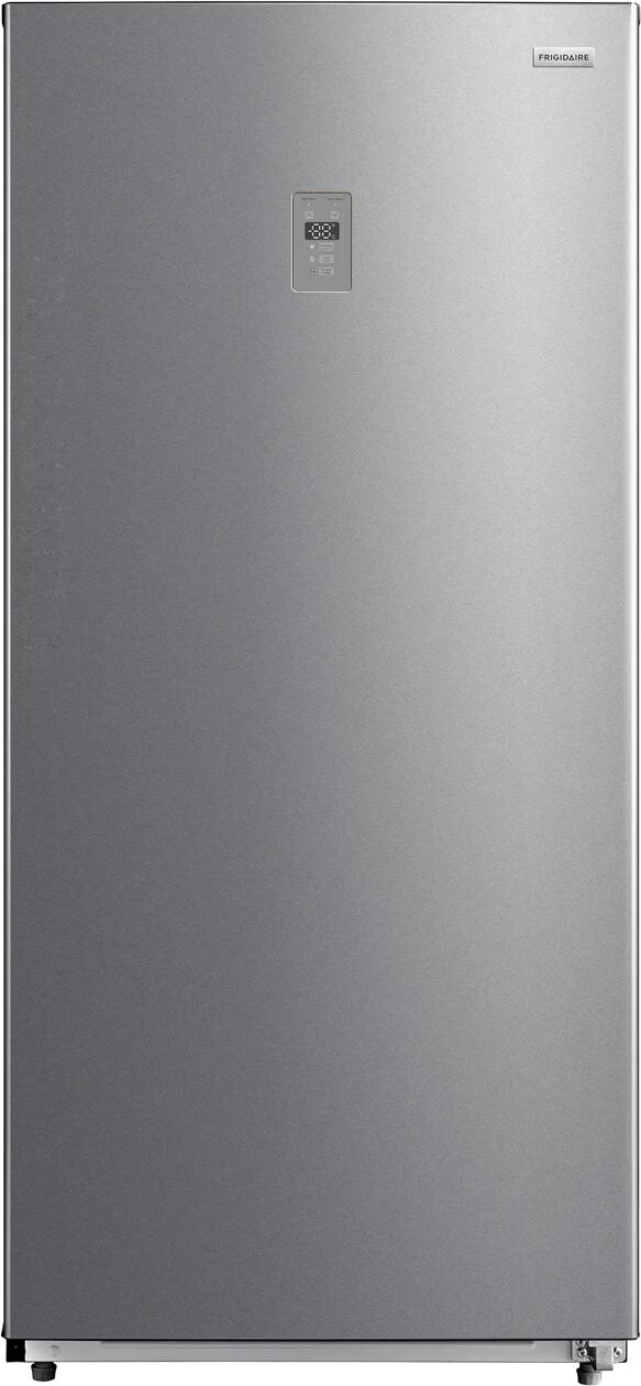 Frigidaire FFUE1536AV 28 inch Garage Ready Upright Convertible Freezer / Refrigerator with 14.6 cu. ft. Capacity, Cold Boost, EvenTemp Cooling System and ENERGY STAR Certified (Fingerprint Resistant Stainless Steel Look)