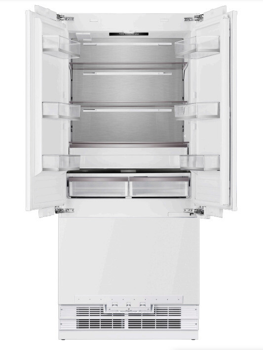 Fulgor Milano FM4FBM36IFBI 36 French Door Built-In Refrigerator - Adjustable Shelves, Automatic Ice Maker, LED Lighting