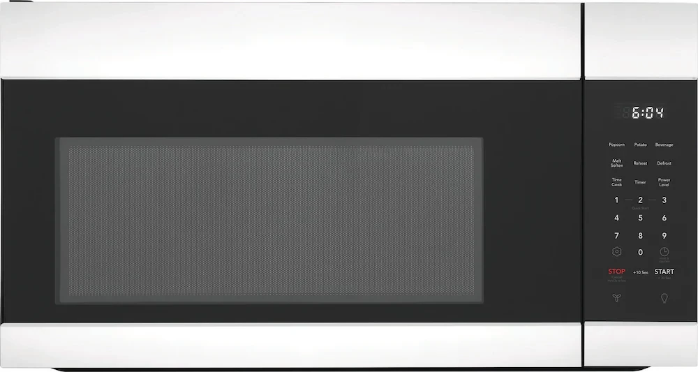 Frigidaire FMOS1746BW 1.7 Cu. Ft. Over-The-Range Microwave - 3 Quick Start Options, 2 Fan Speeds, Dishwasher Safe Grease Filters