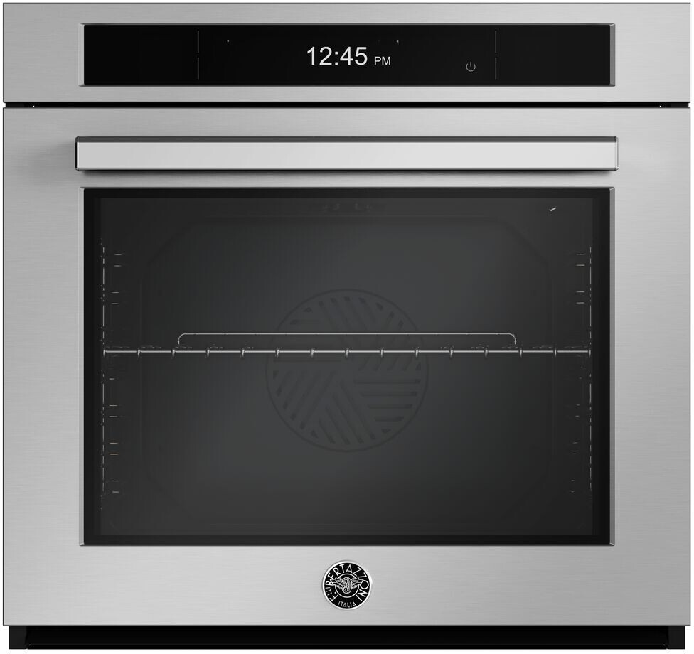 Bertazzoni FPRO30FSVTX Professional Series 30 inch Smart Electric Single Wall Oven with 4.8 cu. ft. Capacity, Steam, Self-Clean and 8.8 inch TFT Display (Stainless Steel)