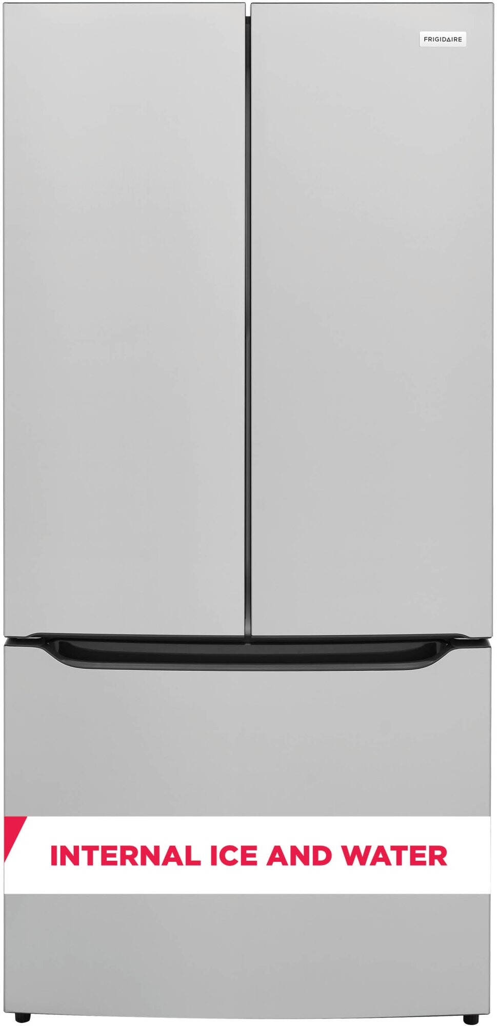 Frigidaire - 32 in. Wide 20 Cu. Ft. Counter-Depth French Door Refrigerator with Internal Water Dispenser - Fingerprint-Resistant Stainless Steel Look — FIN-0019062 | Fridge.com