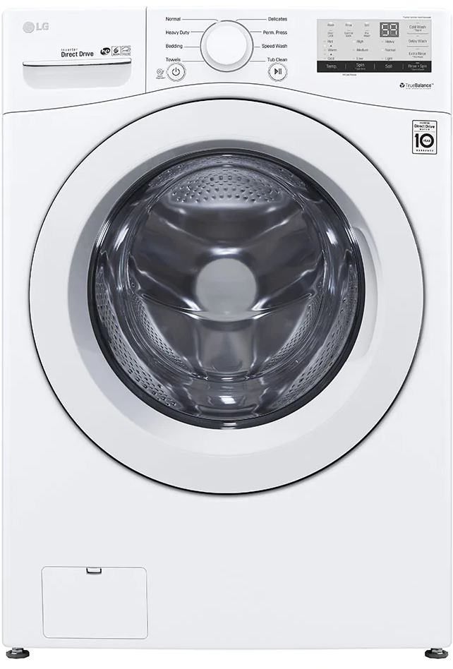 LG 4.5 Cu. Ft. Front Load Washer WM3400CW