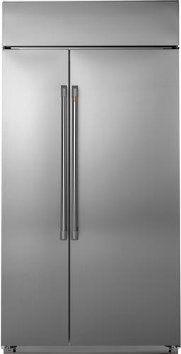 42 Inch 42"" Built In Side-by-Side Refrigerator - Cafe CSB42WP2NS1