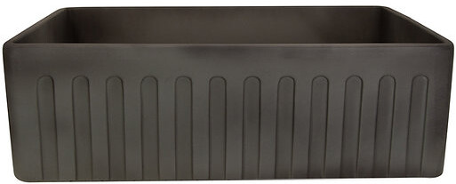 Nantucket Sinks Vineyard Apron Front Fireclay Rectangle Sink FCFS3020SCONCRETE