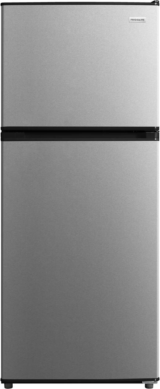 Frigidaire - 12 Cu. Ft. Garage Ready Top Freezer - Fingerprint-Resistant Stainless Steel Look — FIN-0019095 | Fridge.com