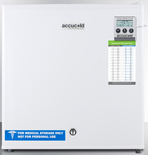 Accucold By Summit Appliance FS24Lmed Compact All-Freezer for Medical Use, -20 C, Hospital Grade Cord