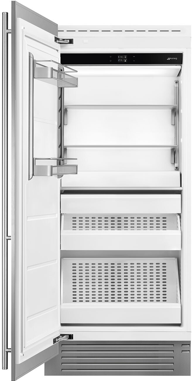 Smeg Classic Design 36" Column Freezer FZU36LX — FIN-0019133 | Fridge.com