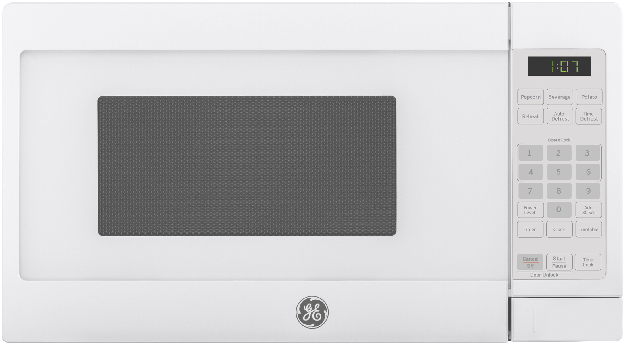 0.7 Cu. Ft. Counter Top Microwave - GE GCST07N1WWW