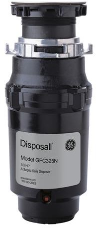 GE GFC325N 1/3 HP Continuous Feed Garbage Disposer - Corded