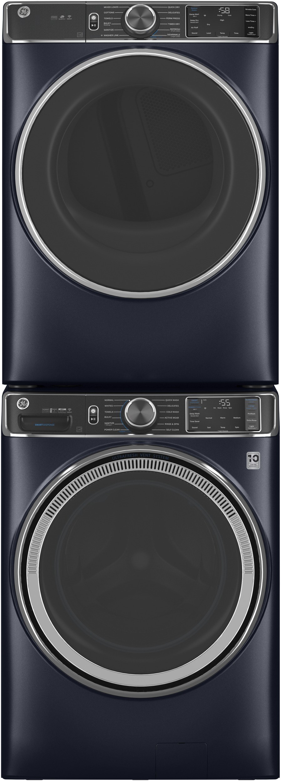 GE Front Load Washer & Dryer Set GEWADRERS8503