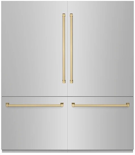 ZLINE 72 Inch autograph 72" Built In Counter Depth French Door Refrigerator GRBITZ30472CB | Fridge.com