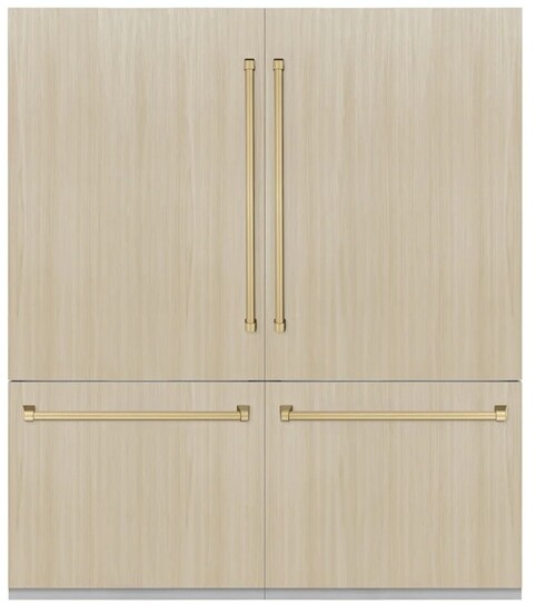 ZLINE 72 Inch autograph 72" Built In Counter Depth French Door Refrigerator GRBITZ72CB