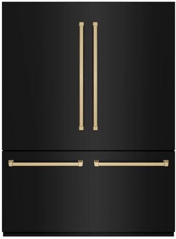 ZLINE 60 Inch autograph 60" Built In Counter Depth French Door Refrigerator GRBIVZBS60CB | Fridge.com