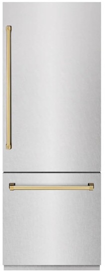 ZLINE 30 Inch autograph 30" Built In Counter Depth Bottom Freezer Refrigerator GRBIVZSN30G — FIN-0018152 | Fridge.com
