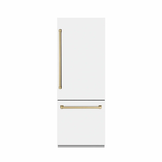 ZLINE 30 Inch autograph 30" Built In Counter Depth Bottom Freezer Refrigerator GRBIVZWM30CB — FIN-0019912 | Fridge.com
