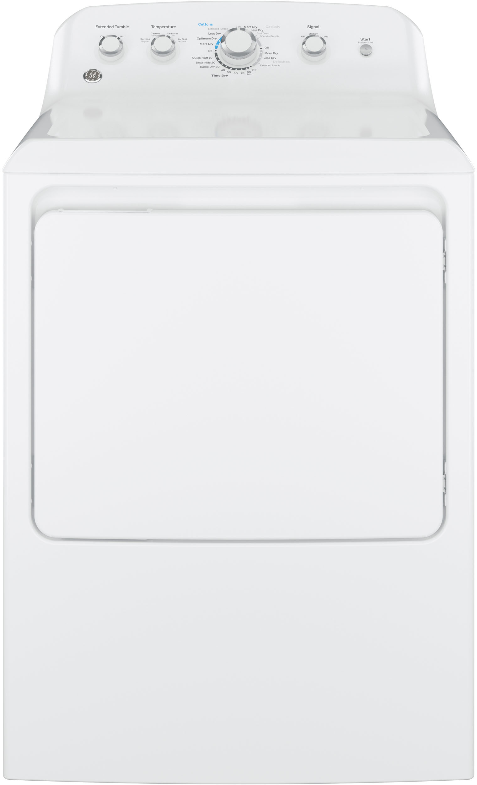 GE 7.2 Cu. Ft. ElectricTop Load Dryer GTD42EASJWW