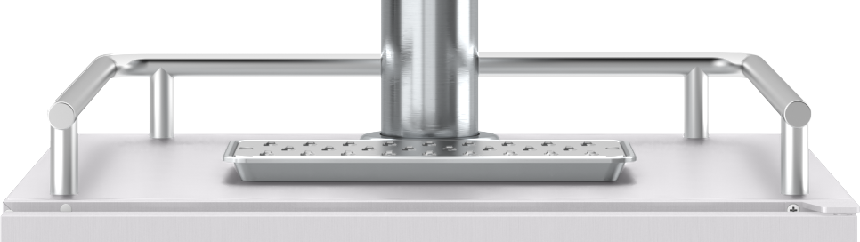 Zephyr PRKRAIL0124SS 24 inch Presrv Kegerator Drink Guardrail