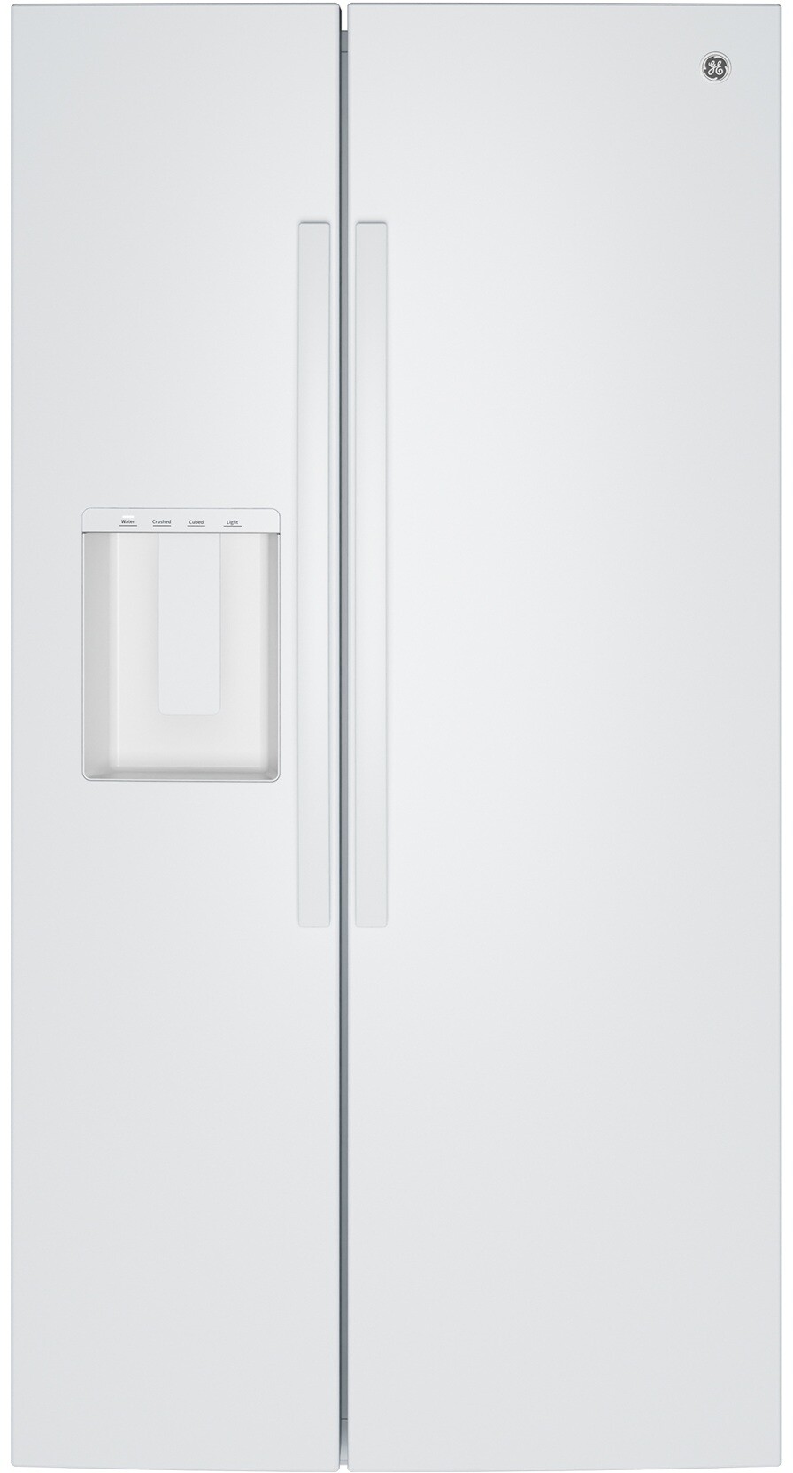 GE 36 Inch 36" Counter Depth Side-by-Side Refrigerator GZE24NGYWW | Fridge.com
