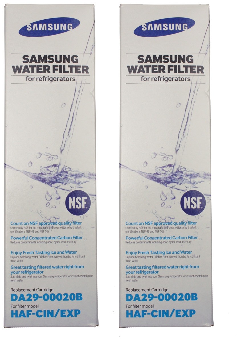 Samsung HAF-CIN 2 Pack Refrigerator Water Filter in White