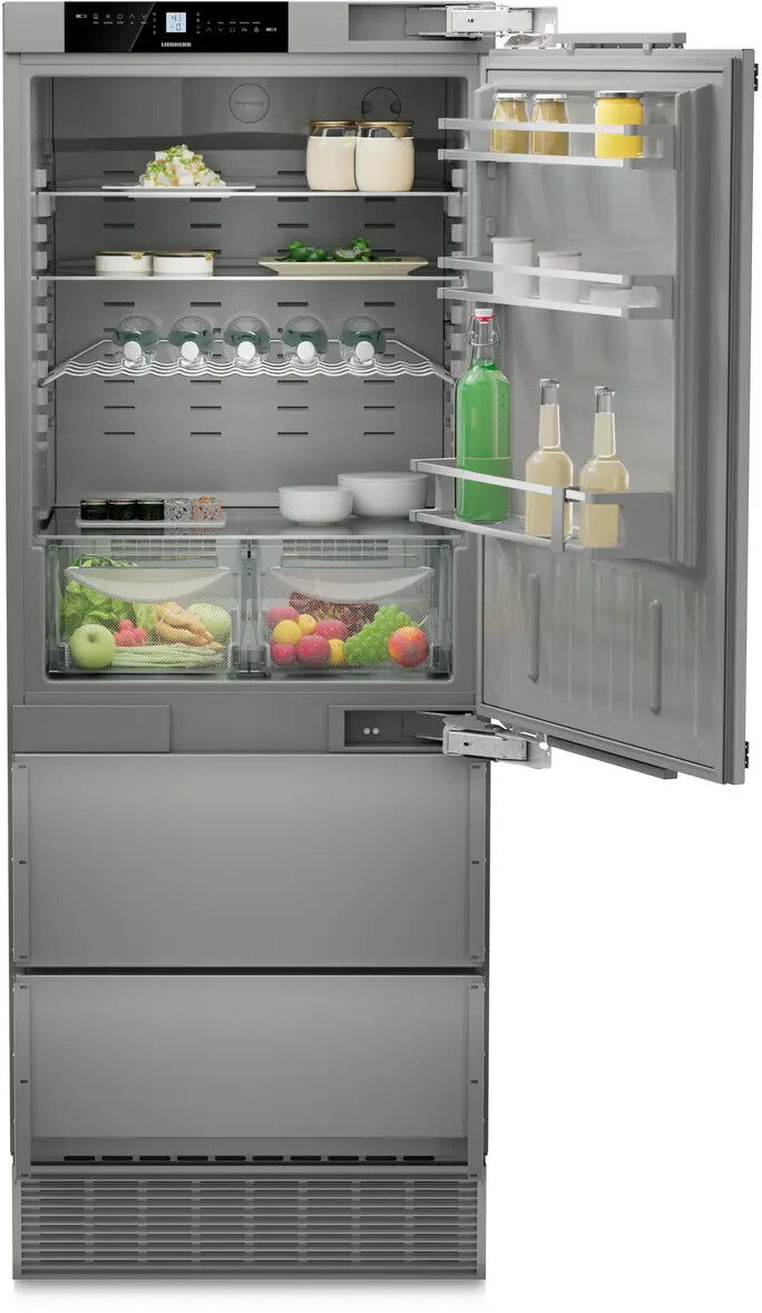 Liebherr HC1580GL 30 inch Integrated Bottom Freezer Refrigerator with 14.1 cu. ft. Capacity, NoFrost, DuoCooling, Ice Maker, in Panel Ready