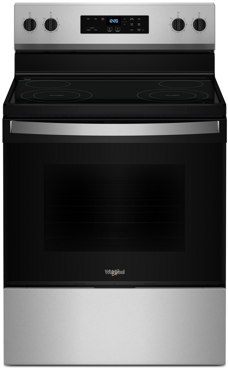 Whirlpool - 5.3 Cu. Ft. Freestanding Electric Range with Cooktop Flexibility