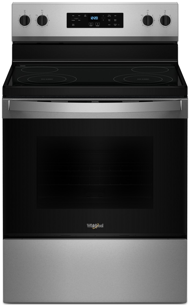 Whirlpool - 5.3 Cu. Ft. Freestanding Electric Range with Cooktop Flexibility