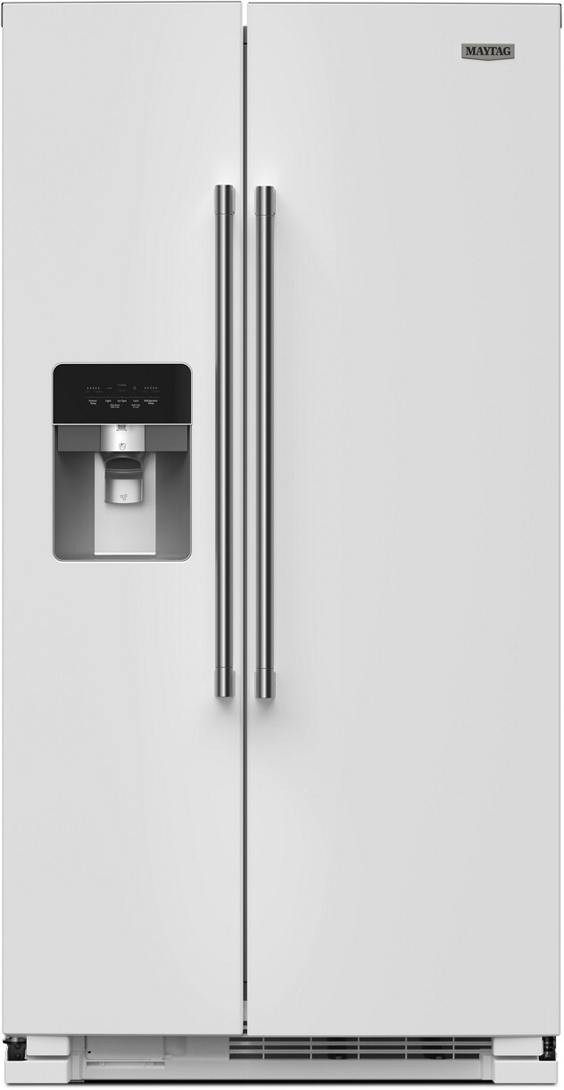 Maytag 36 Inch Performance 36" Side-by-Side Refrigerator MRSF4036PW | Fridge.com