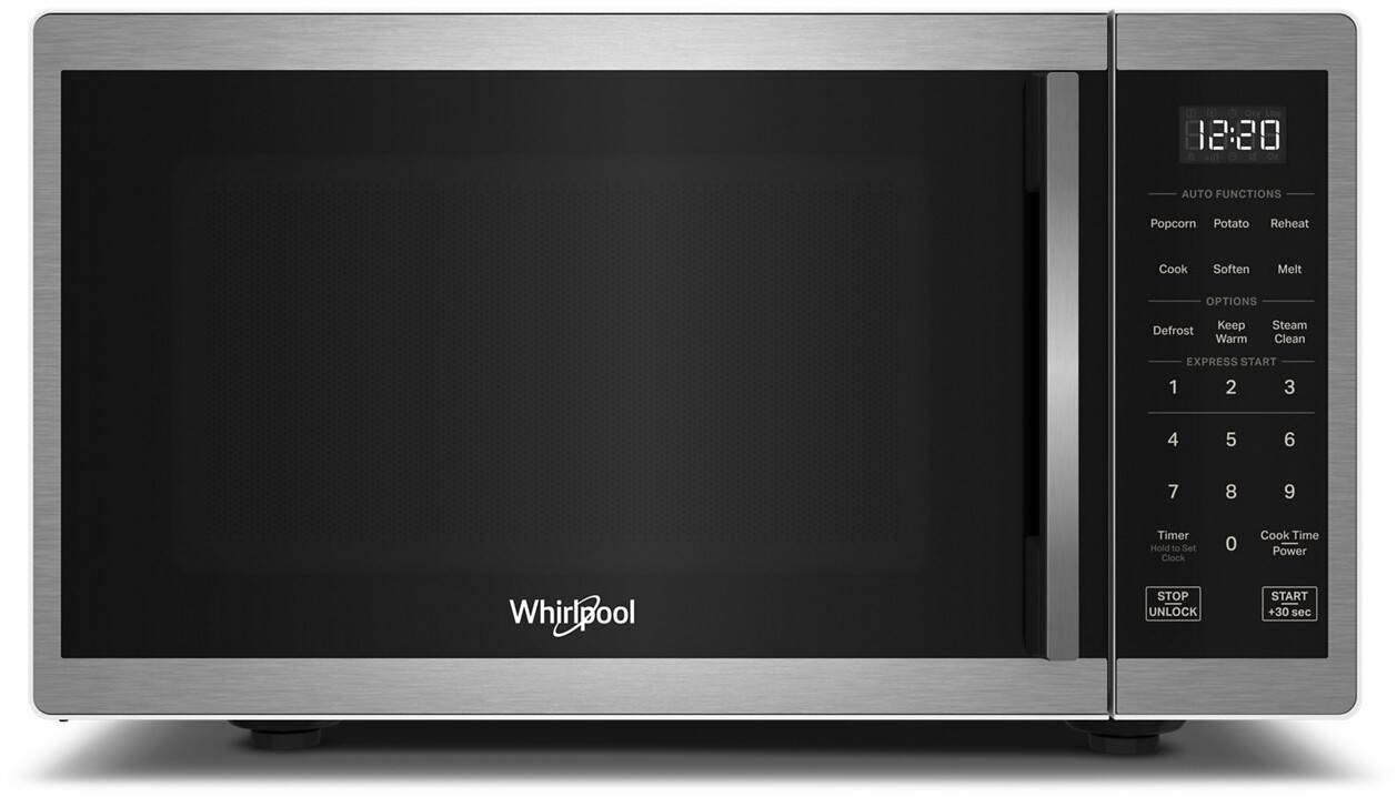 Whirlpool WMCS3019RS 19 Inch Countertop Microwave with 0.9 cu. ft. Capacity, 900 Watts (Stainless Steel)