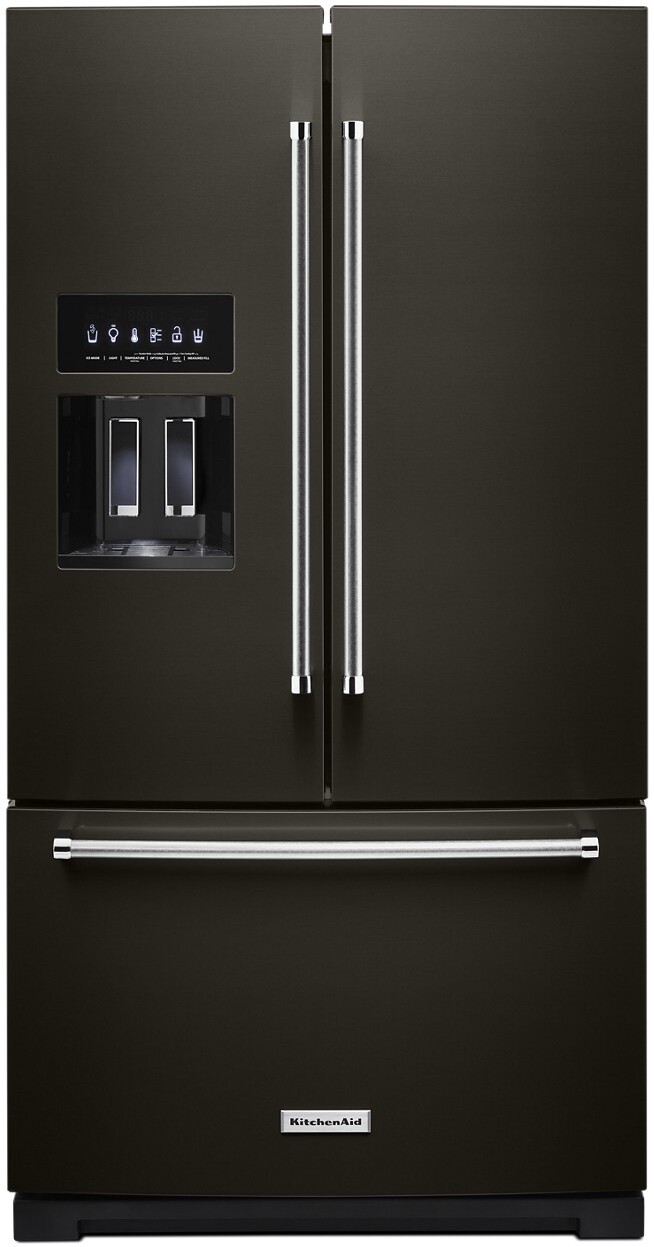 36 Inch 36"" French Door Refrigerator - KitchenAid KRFF577KBS