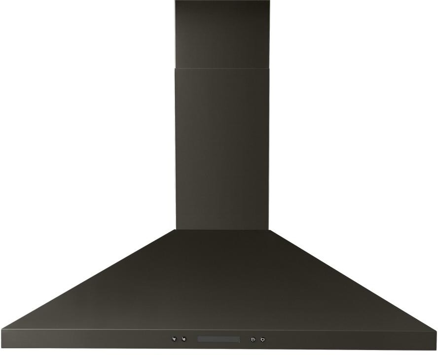 Whirlpool WVW93UC6LV 36 inch Chimney Wall Mount Range Hood with 400 CFM, 3-Speed, 400 CFM Motor Class, LED Lighting, Dishwasher-Safe Grease Filter (Black Stainless Steel)