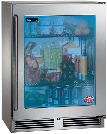 Perlick 24 Inch Signature 24"" Built In Compact All-Refrigerator HH24RO43R -  HH24RO-4-3R
