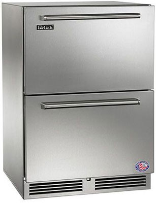 Perlick 24 Inch Signature 24"" Refrigerator Drawers HP24RO45 -  HP24RO-4-5
