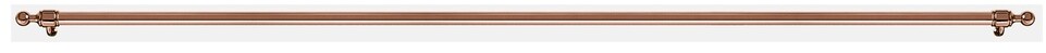ILVE HRN60P Nostalgie II 60 inch Upper Handrail (Copper)