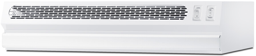 Summit HRTX18WADA 18 inch Under Cabinet Ductless Retractable Range Hood with ADA Compliant, LED Lighting, Two Fan Speeds and Rocker Controls (White)
