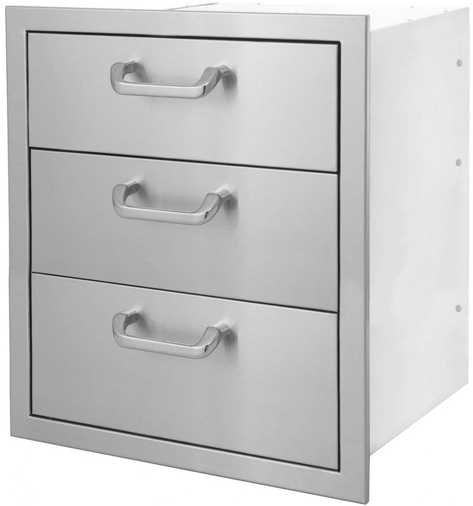 HEAT Grills Outdoor Cabinet / Shelve HTXDRAWER3DR