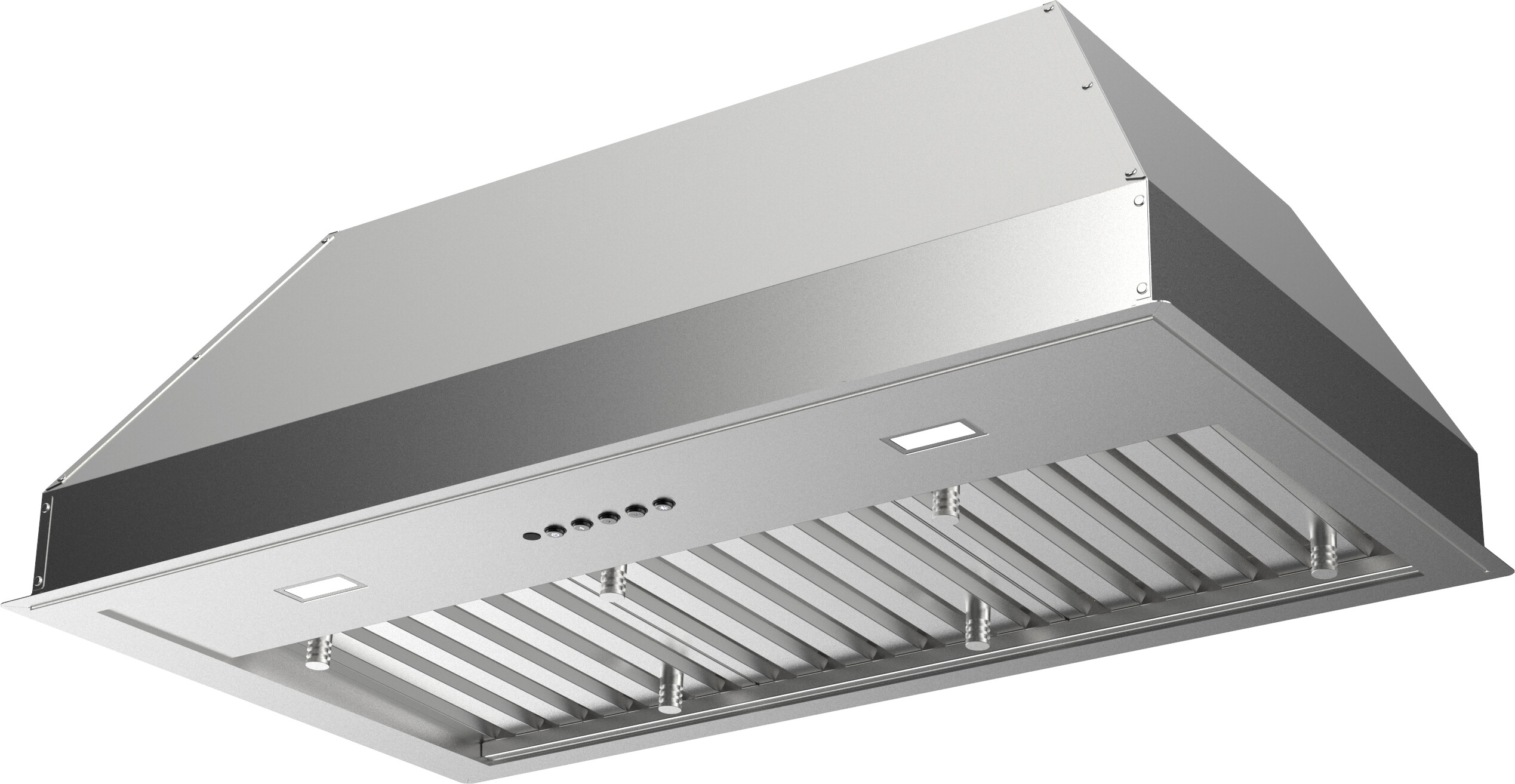 Faber INPL44SS1200 44 Inch Range Cabinet Insert Hood with 1200 CFM - Commercial Grade Extraction, 4 Speed LED Digital Touch Control, ADA Compliant