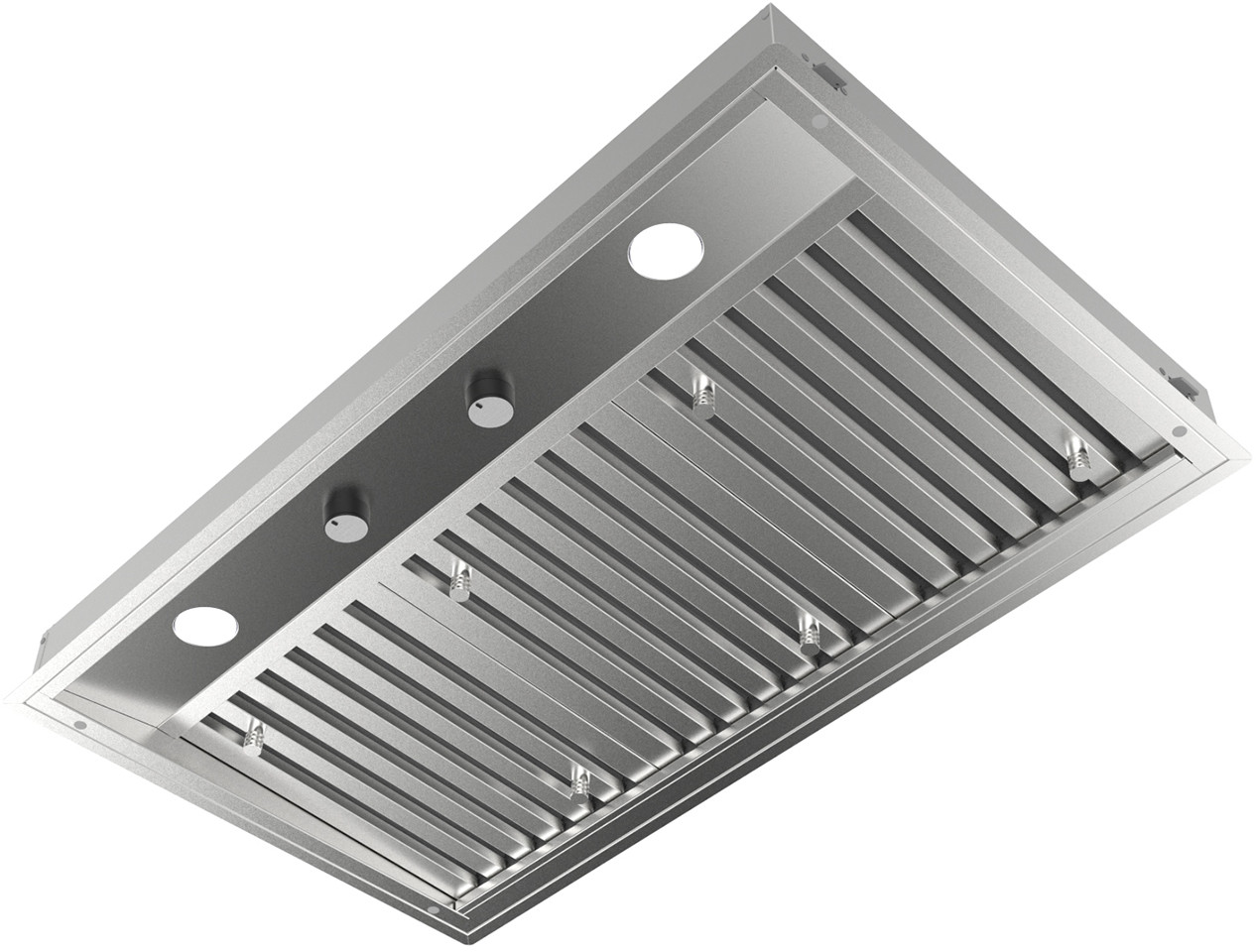 Faber INPL3622SSNBB Inca Pro Plus 36 inch Range Hood Insert with 1200 CFM Capable (Blower Not Included), Baffle Filters, Variable Speed Control, in Stainless Steel