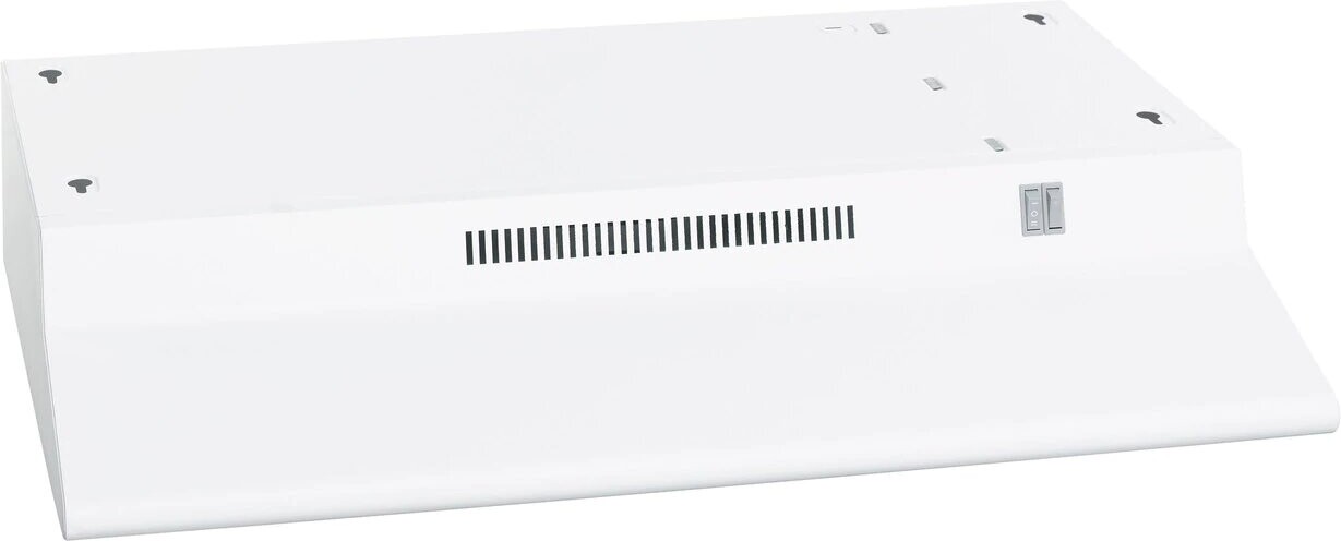 Ge Appliances JN327HWW Ge Non-Vented Standard Range Hood - Filter System, Vertical And Rear Exhaust