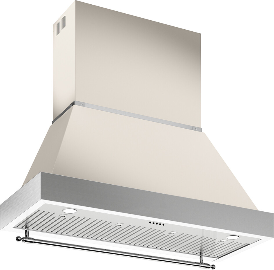 Bertazzoni KC48HERTAV 48" Heritage Series Hood Canopy for Kitchen - Made in Italy, High-Performance, Range Hood