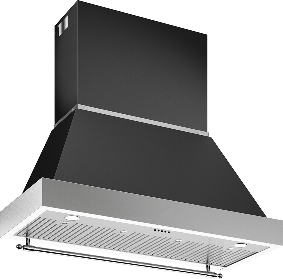 Bertazzoni KC48HERTNE 48" Heritage Series Hood Canopy for Kitchen - Made in Italy, High-Performance