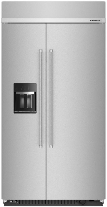 42 Inch 42"" Built In Side-by-Side Refrigerator - KitchenAid KBSD702MSS