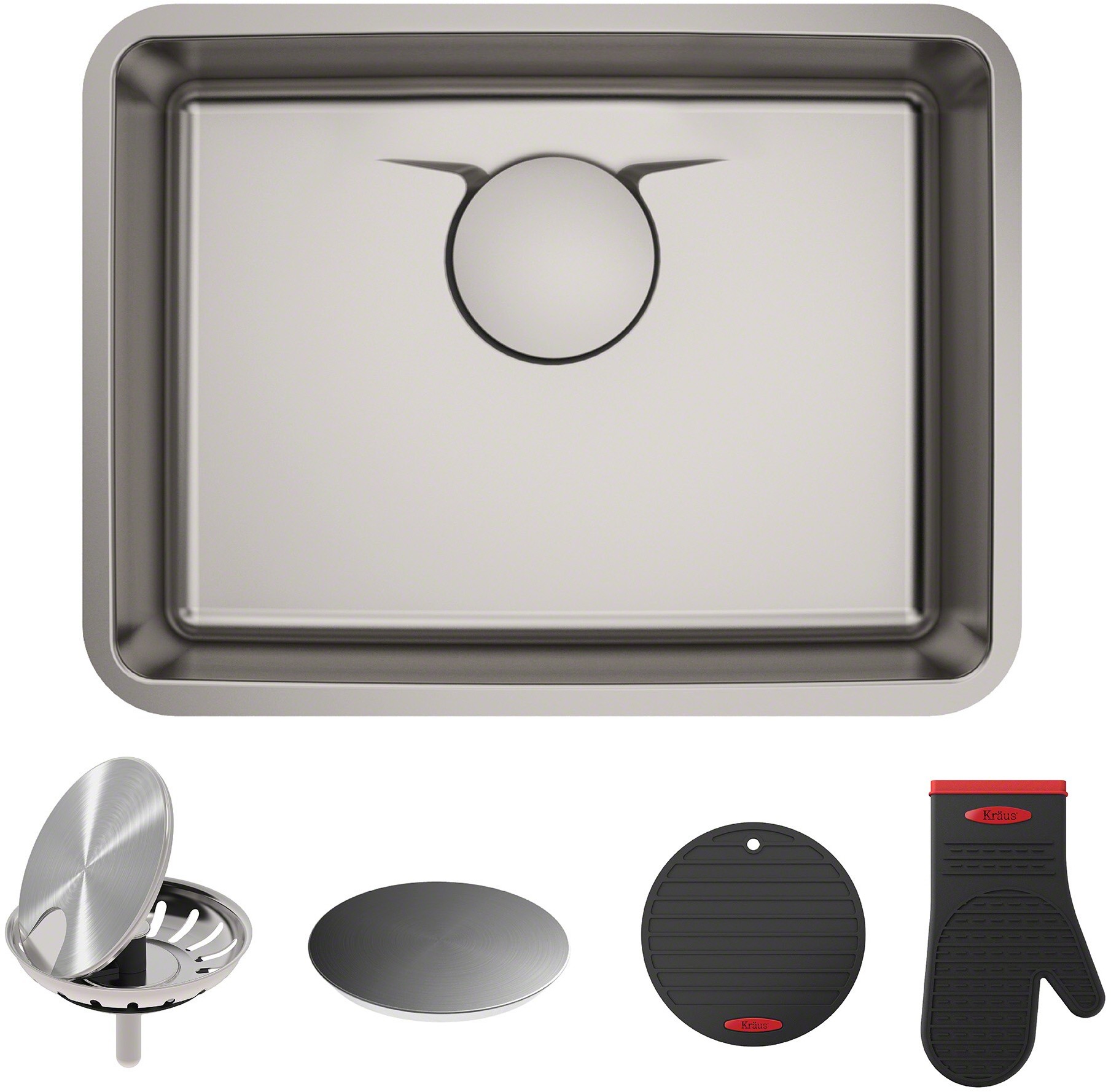 Kraus dex Undermount Stainless Steel Sink KD1US25B
