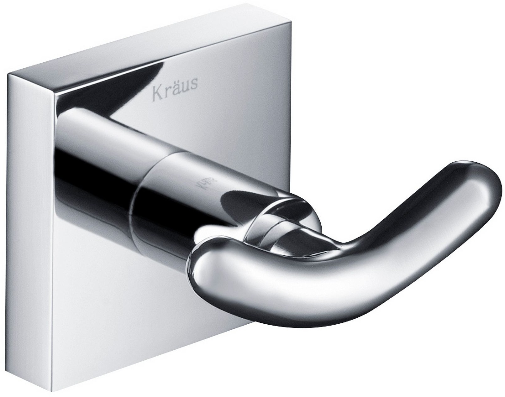 Kraus KEA-17702CH Ventus Bathroom Robe & Towel Double Hook, Chrome