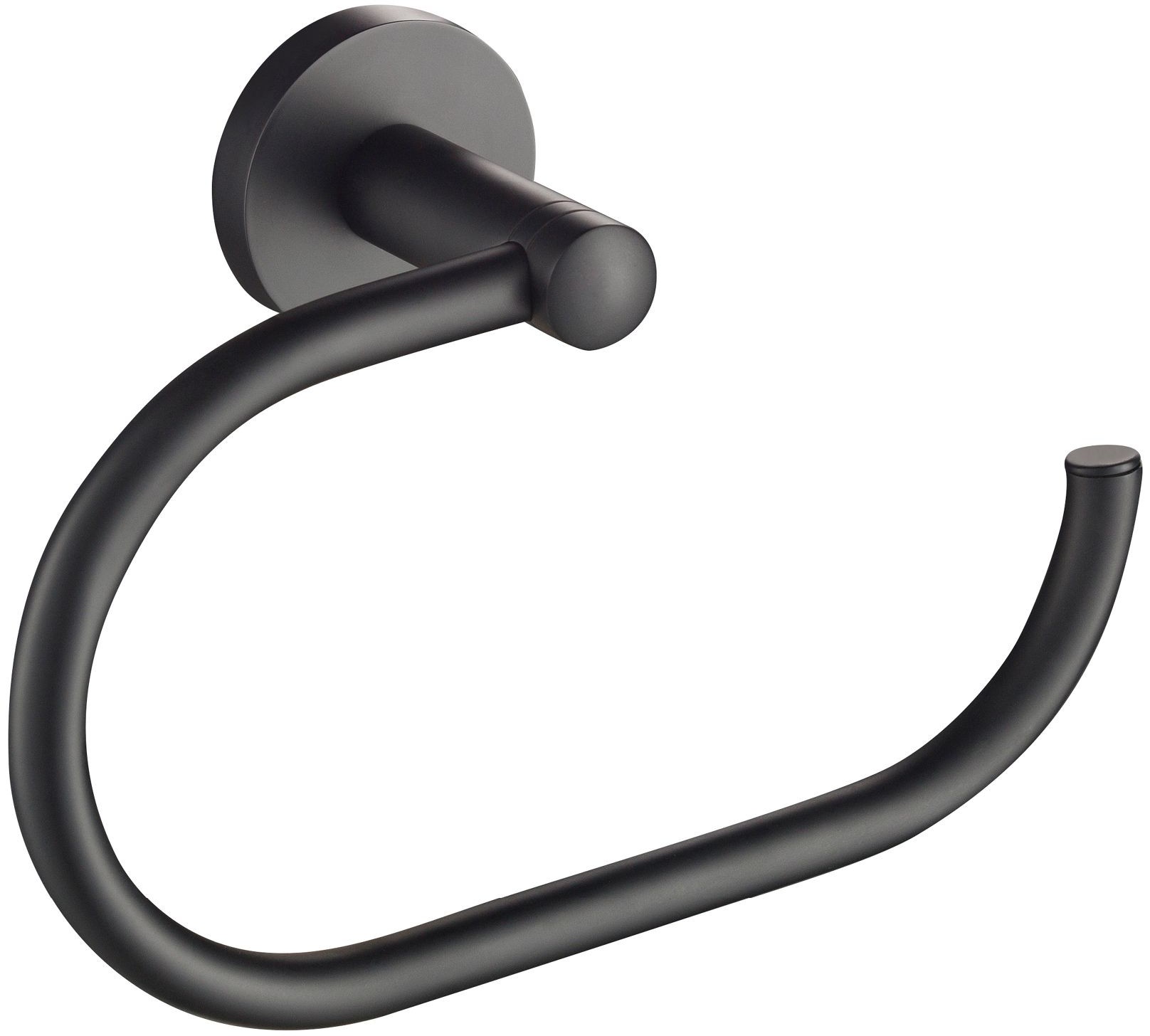 Kraus KEA-18825MB Elie Bathroom Towel Ring, Matte Black