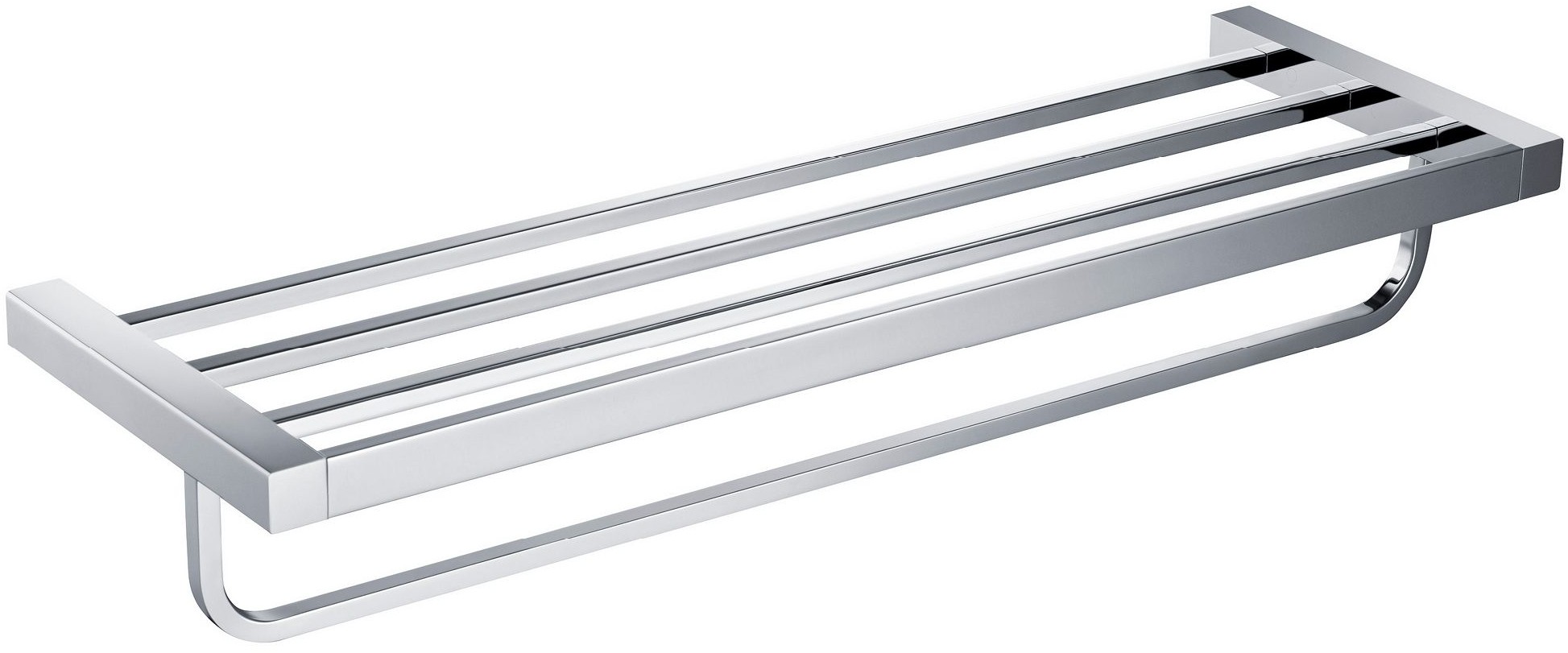 Kraus KEA-19942CH Stelios Bathroom Shelf with Towel Bar, Chrome