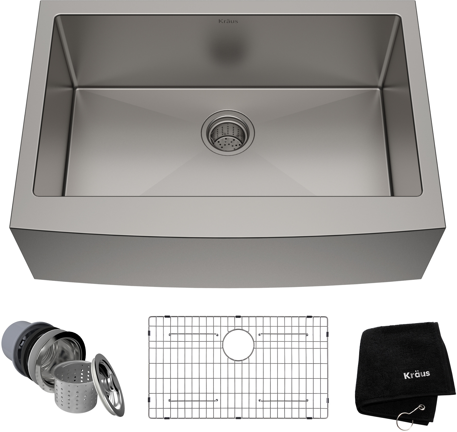 Kraus Standart Pro Undermount Stainless Steel Rectangle Sink KHF20030
