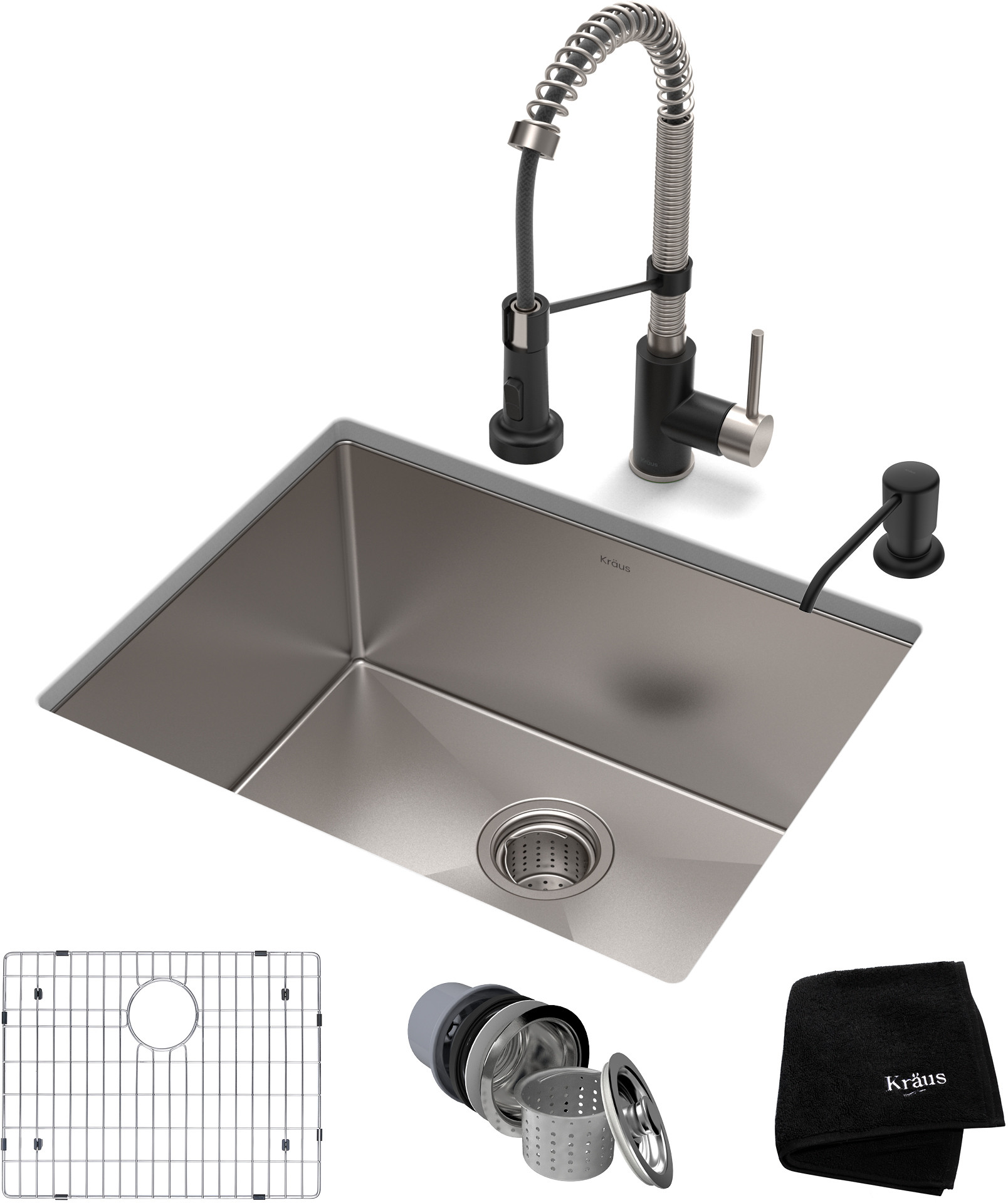 Matte Black Undermount Kitchen Sinks