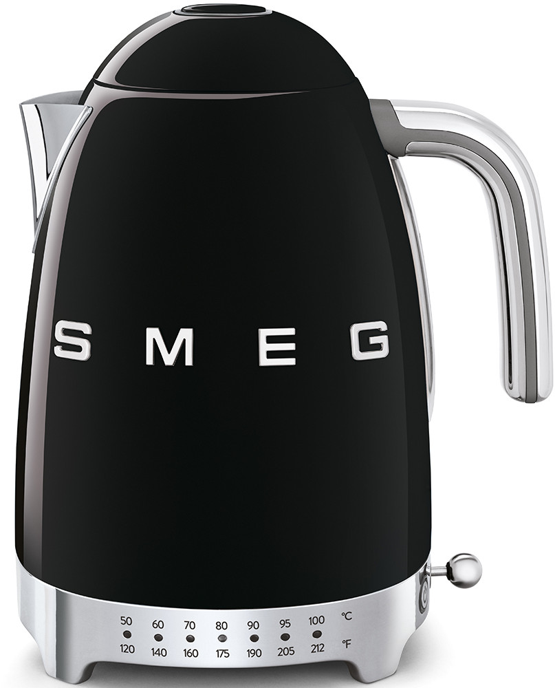 Smeg 50's Retro Style Black Variable Temperature Kettle
