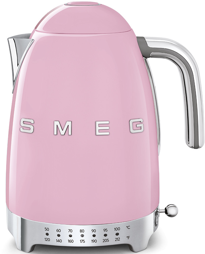 Smeg 50's Retro Style Pink Variable Temperature Kettle