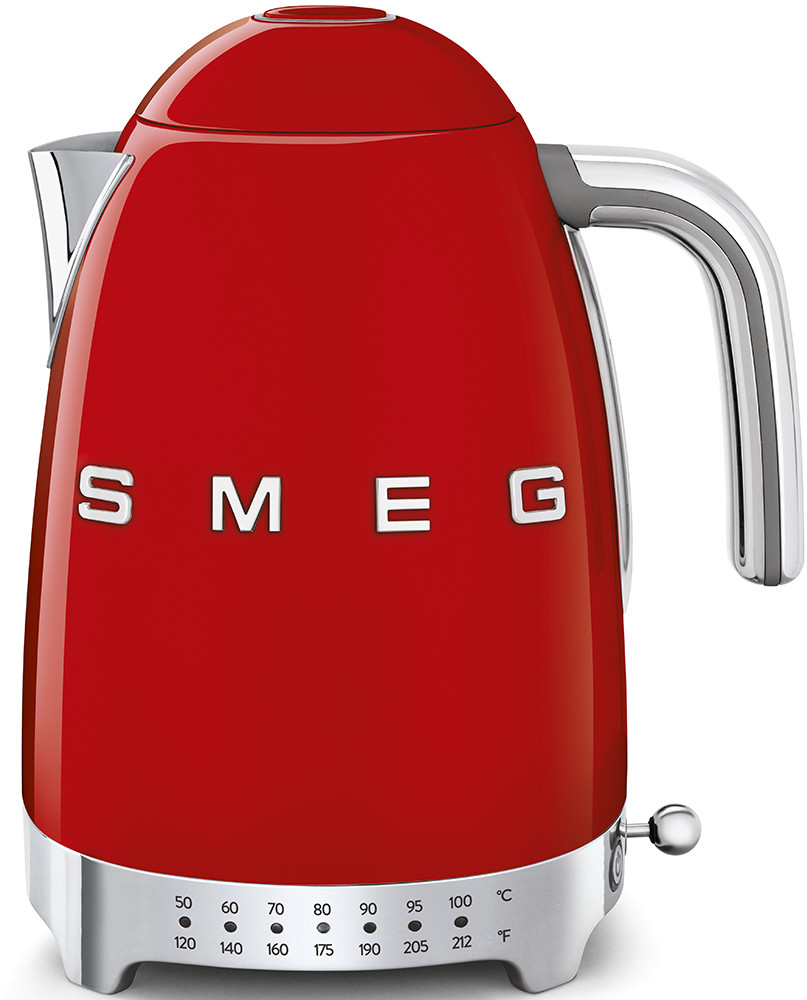 Smeg 50's Retro Style Red Variable Temperature Kettle